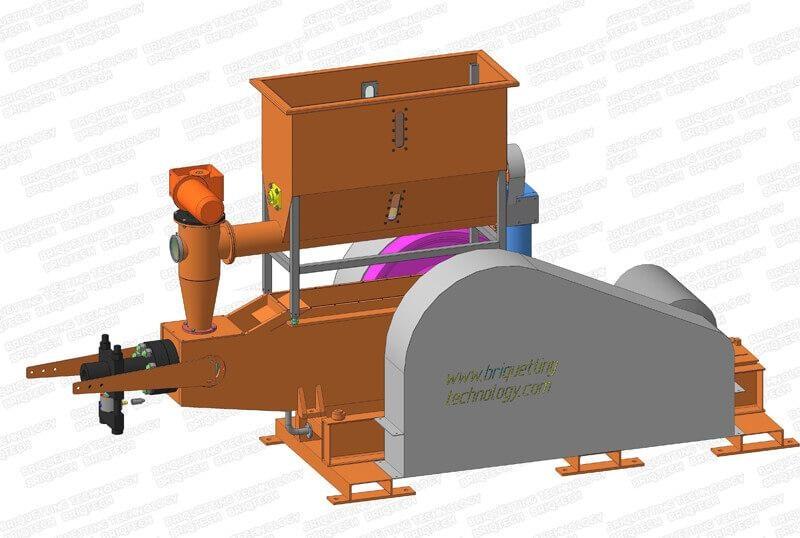 BriqTech BT-070-800 series mechanical briquette press
