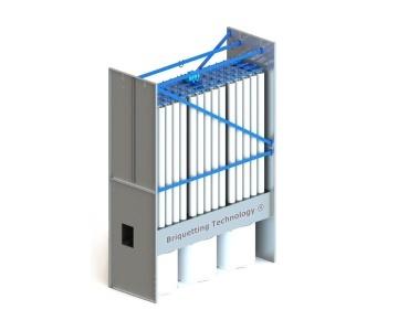 filtru cu maneci fara ventilator