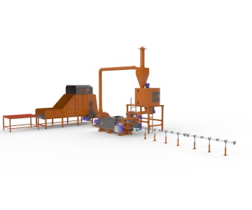 linie brichetare biomasa 600-900 kg ora