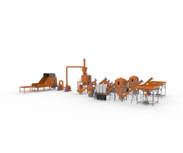 linie peletizare paie 1000 kg h brichetare 600kg h