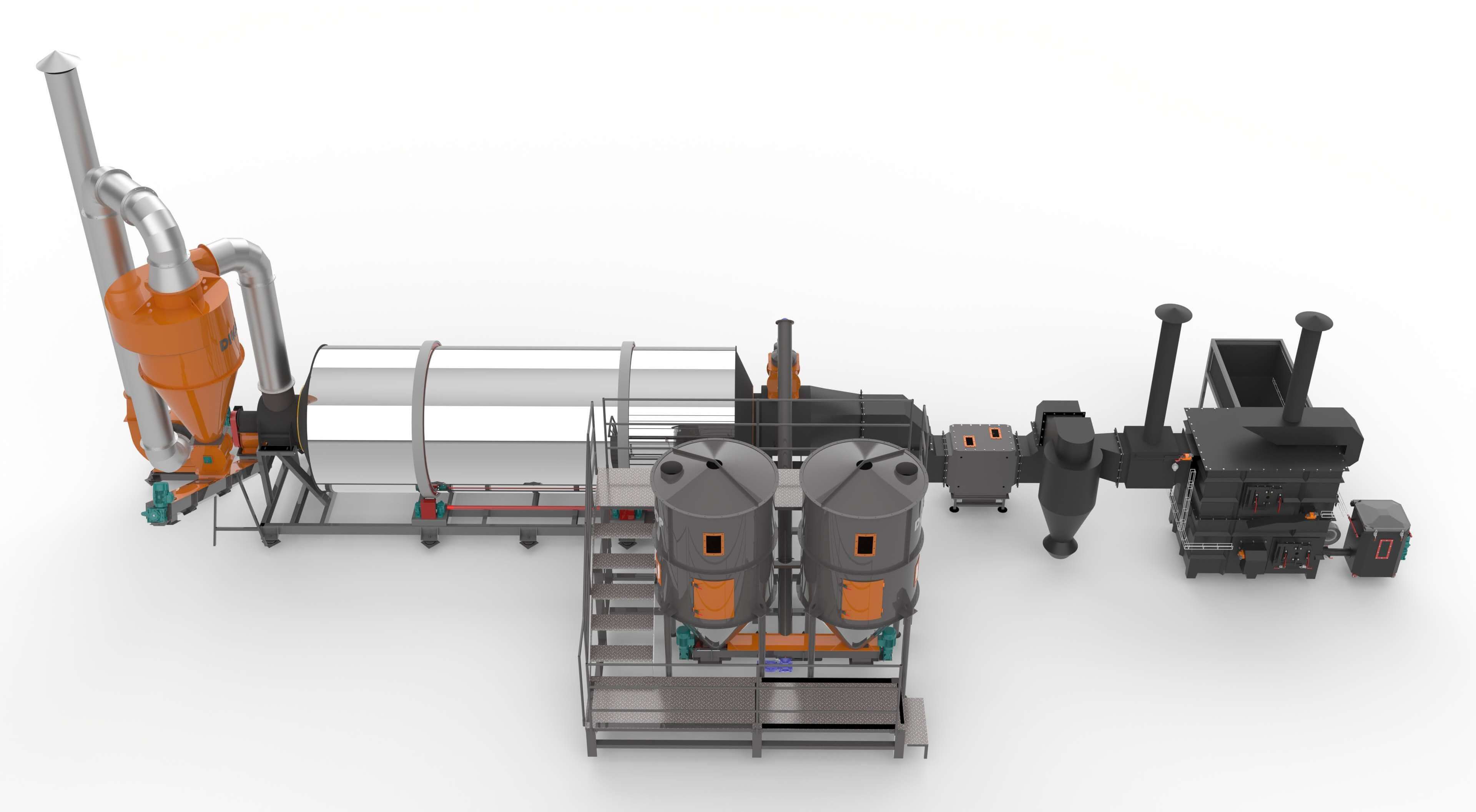 Universal Rotary Dryer SPB-UNI Standard Universal Rotary Dryer SPB-UNI Standard