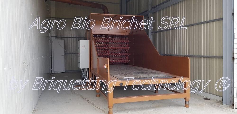 Straw briquetting line in Vinetesti with capacity of 800-1000 kg/hour
