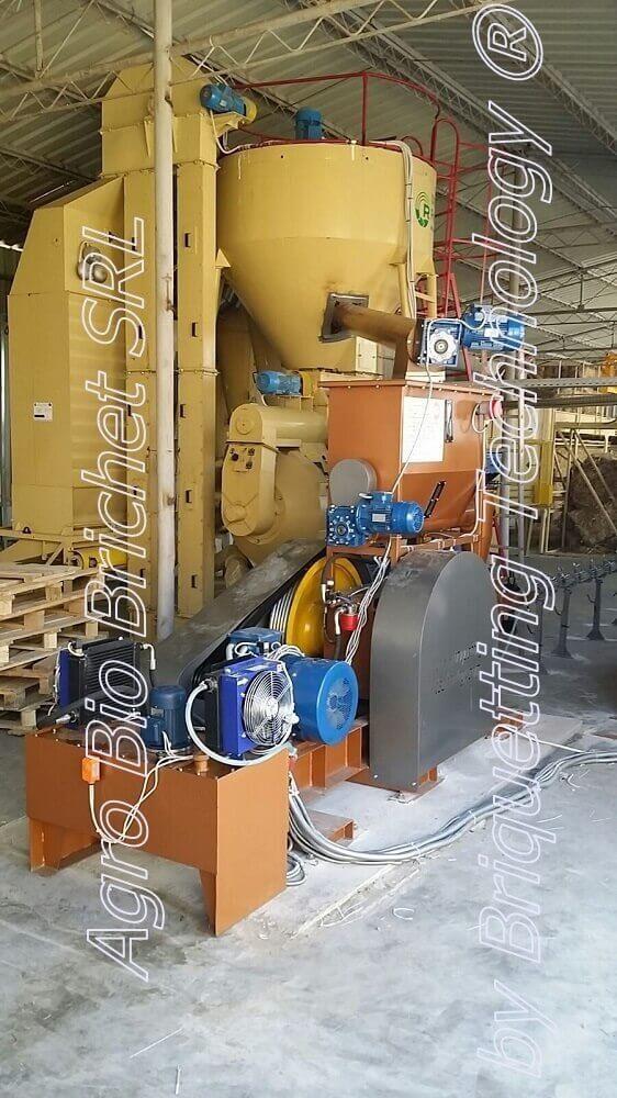 Pellet and briquette production line in Piscolt