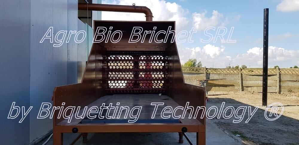 Briquetting line for straw briquettes in Greci, Tulcea
