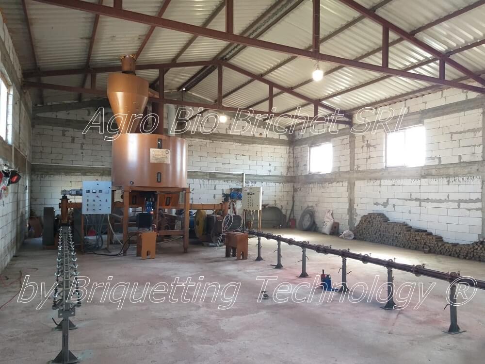 Straw briquetting line Sarinasuf Tulcea Straw briquetting line Sarinasuf 800kg hour