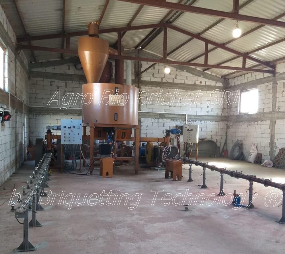 Straw briquetting line Sarinasuf Tulcea Straw briquetting line Sarinasuf 800kg hour