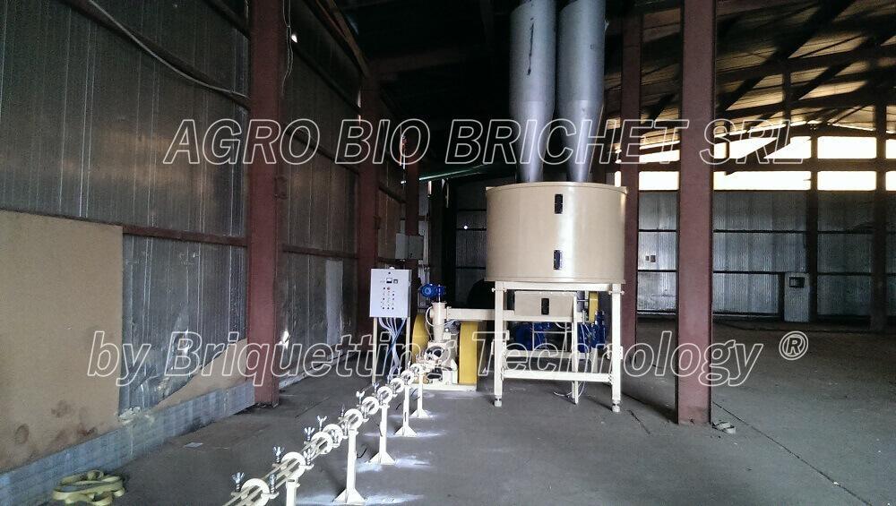 Briquetting line in Bacău, Faraoani