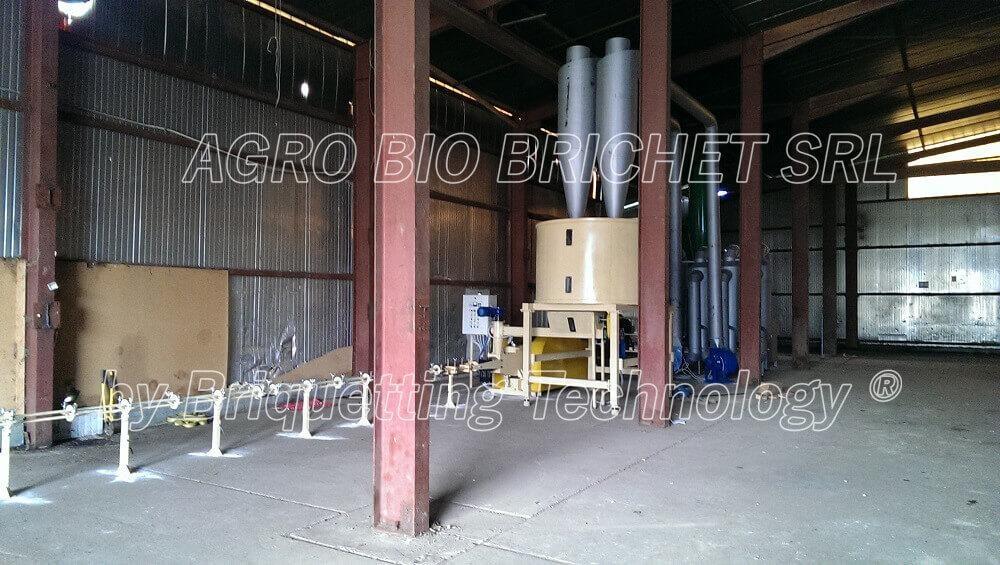 Briquetting press in Bacău, Faraoani