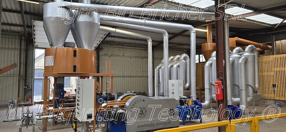 forest residue briquetting line France