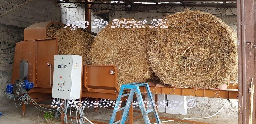 Briquetting and pelletizing line from Beiu straw