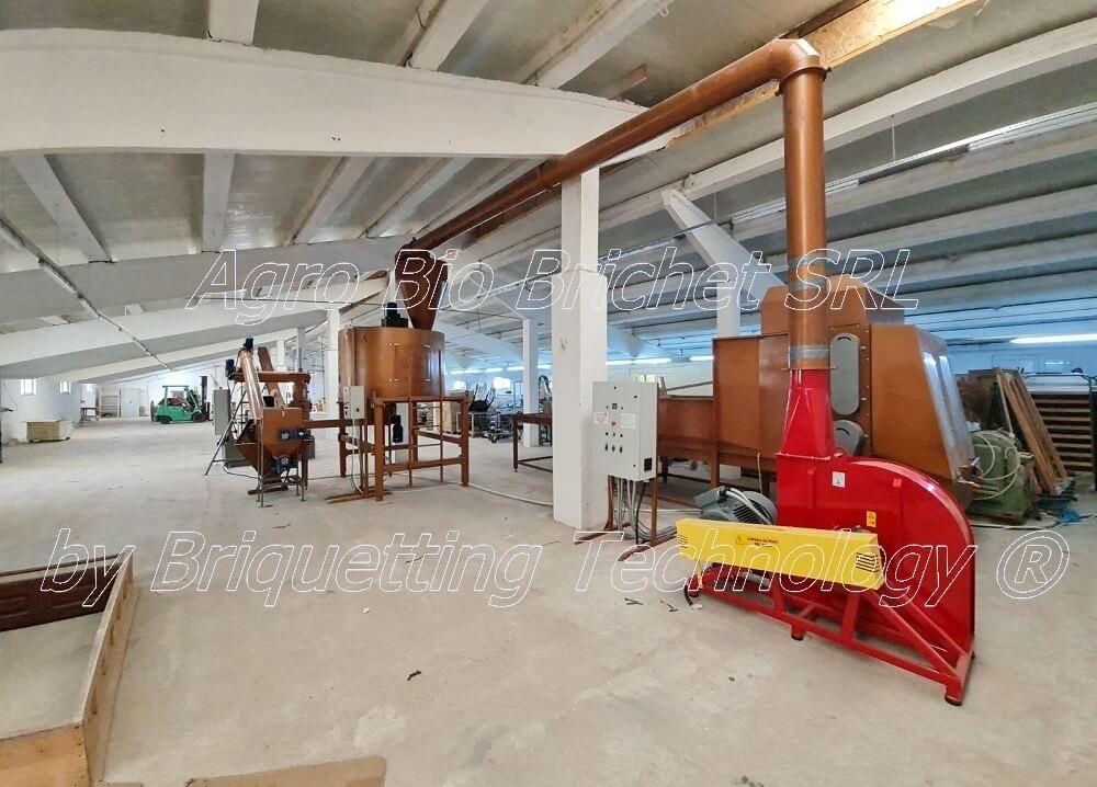 Pelletizing line for straw and alfalfa in Cenei Pelletizing line for straw and alfalfa in Cenei