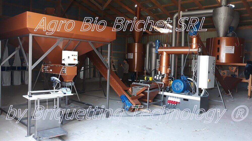 Complete lucerne pelletizing line