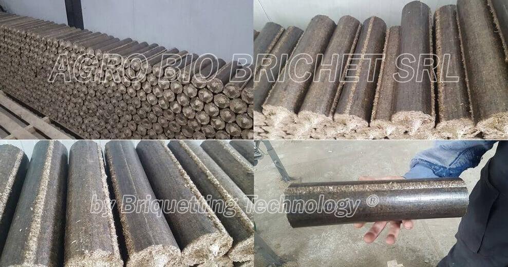 Sawdust briquettes from Ucea de Sus